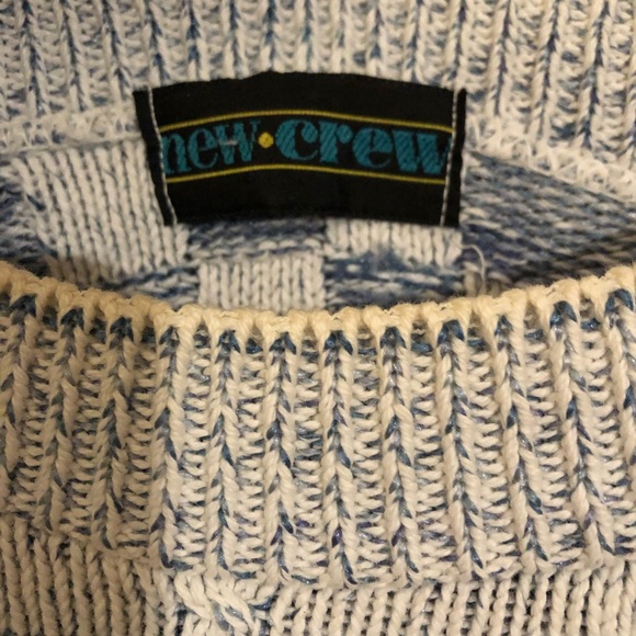 Vintage 80s Checkered Funky Sweater - Picture 3 of 4